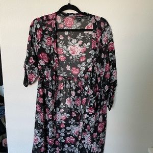 Floral kimono